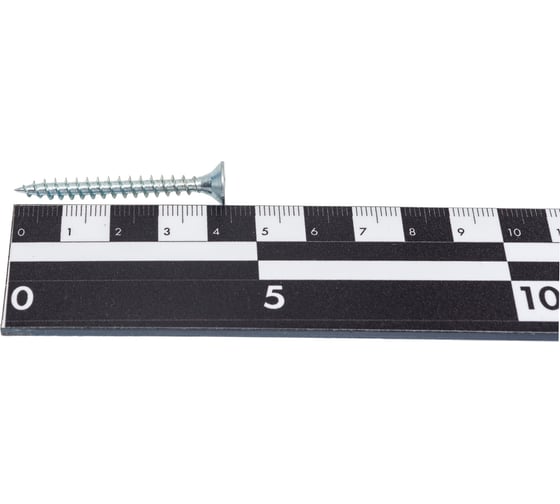 Саморез КРЕП-КОМП белый цинк POZY 5x45, 30 шт. бд545мф