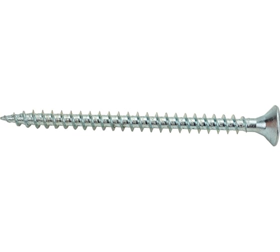 Саморез КРЕП-КОМП белый цинк POZY 4,5x60, 30 шт. бд4560мф