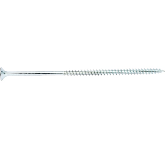 Саморез КРЕП-КОМП белый цинк POZY 5x120, 10 шт. бд5120мф