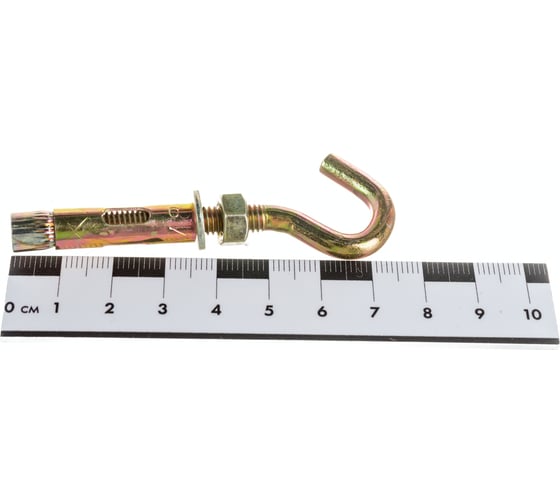 Анкерный болт с крюком DINFIX 8x45, 3 шт. 00-00001356