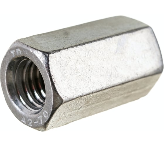 Гайка DINFIX DIN 6334, соединительная/удлиняющая, нерж. А2, М8 00-00001452
