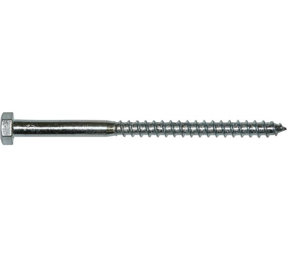 Шурупы KITKREP 8х200 для лаг и реек, шестигр. цинк, 300 шт. DHW80200G