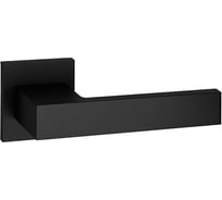 Ручка дверная межкомнатная VETTORE на тонком основании R21.115 MBP чёрный матовый, 20599