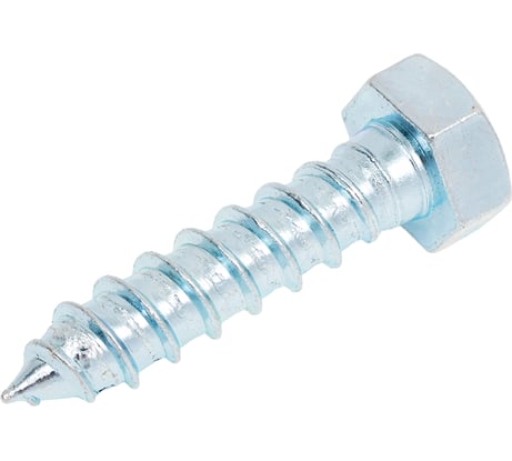 Шуруп сантехнический ЦКИDIN571 12х50мм, цинк, SW 19  5шт 3379