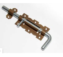 Задвижка дверная STARFIX 100мм круглая, бр.металлик, цинк SMP-48223-1