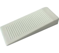 Стопор дверной MFK-TORG клиновидный 95x38x14мм, белый 40150