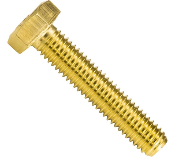 Болт ЦКИ DIN931 М18х120мм, с шестигранной головкой, 10.9, оксидированный, SW 27 2 шт 82832 1