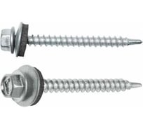 Саморез кровельный STARFIX 6.3х51мм цинк, шайба с прокладкой, PT5 150шт SMC3-61771-150