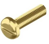Винт ЦКИ DIN85 М5х25мм, лтунь, SL 8.0х1.2, 25шт 63259088