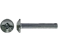 Винт ЦКИ мебельный М3х12 для фурнитуры DIN967 цинк комби 100шт 83853