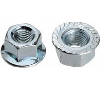 Гайка с фланцем ЦКИ DIN6923 М16 8 цинк 10шт 28497