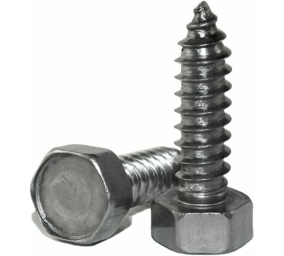 Саморез ЦКИ DIN7976 6.3х38 остроконечный A2 SW10 25шт 72983088 1