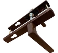 Дверные ручки алюминиевые на планке, коричневый RAL 8017 Vantage V2-85BR