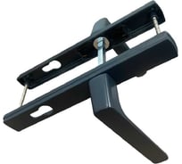 Дверные ручки алюминиевые на планке, темно-серый RAL 7024 Vantage V2-85DG