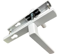 Дверные ручки алюминиевые на планке, белый RAL 9016 Vantage V2-85W