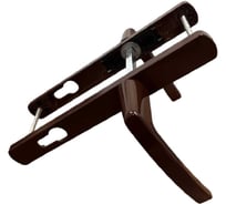 Дверные ручки алюминиевые на планке, коричневый RAL 8017 Vantage V1-85BR