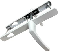 Дверные ручки алюминиевые на планке, белый RAL 9016 Vantage V1-92W