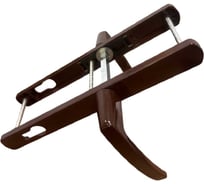 Дверные ручки алюминиевые на планке, коричневый RAL 8017 Vantage V1-92BR