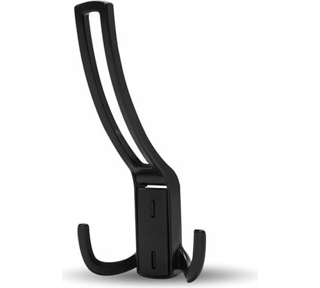 Мебельный крючок JET 397 трехрожковый, замак, черный/черный RZ397Z.003BL.BL99