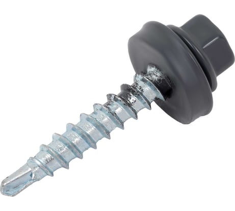 Gigant Кровельный саморез цинк 4,8x29 RAL 7024 сверло 250 шт G-124104