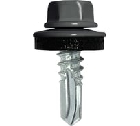 Gigant Кровельный саморез цинк 5,5х19 RAL 7024 сверло 250 шт G-124106