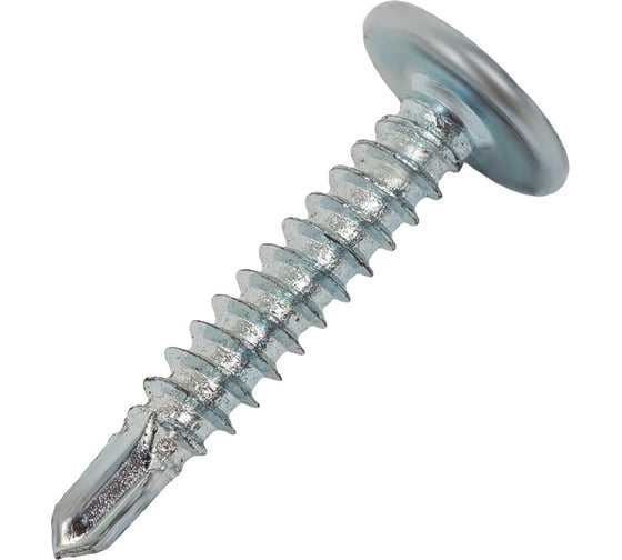 Gigant Саморез по металлу 4,2x25 полусфера, цинк, сверло 200 шт G-124107 1