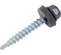 Gigant Кровельный саморез цинк 4,8x35 RAL 7024 сверло 250 шт G-124109