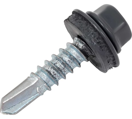 Gigant Кровельный саморез цинк 5,5х25 RAL 7024 сверло 250 шт G-124112