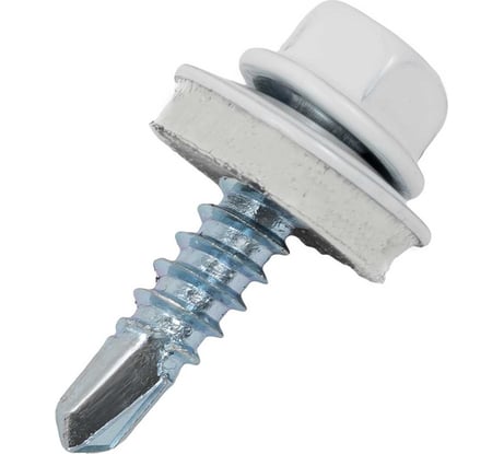 Gigant Кровельный саморез цинк 4,8x19 RAL 9003 сверло 400 шт G-124118