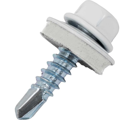 Gigant Кровельный саморез цинк 4,8x19 RAL 9003 сверло 400 шт G-124118 1