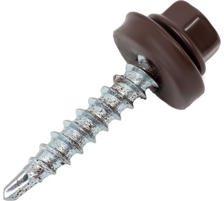 Gigant Кровельный саморез цинк 4,8x29 RAL 8017 сверло 250шт G-124120