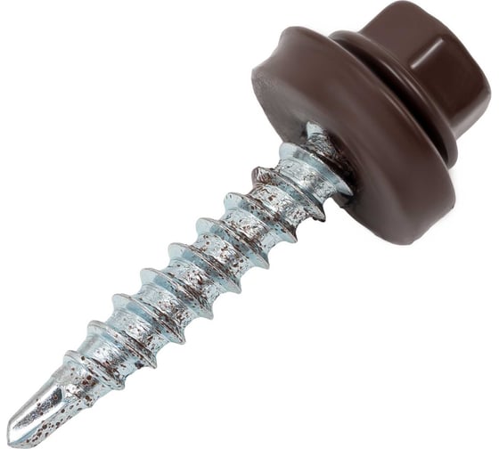 Gigant Кровельный саморез цинк 4,8x29 RAL 8017 сверло 250шт G-124120 1