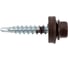 Gigant Кровельный саморез цинк 4,8x29 RAL 8017 сверло 250шт G-124120 5
