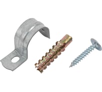 Gigant Комплект для крепления ОКЛ Скоба, дюбель, саморез D19-20 мм, 100 шт. G-124123