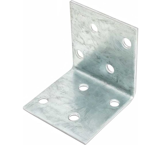 Крепежный уголок равносторонний 40x40x40 цинк 50 шт Gigant 1238810 1