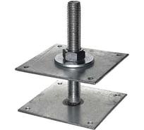 Регулировочный по высоте анкер SWFS 120x120х4мм М20, H=200 тов-153577