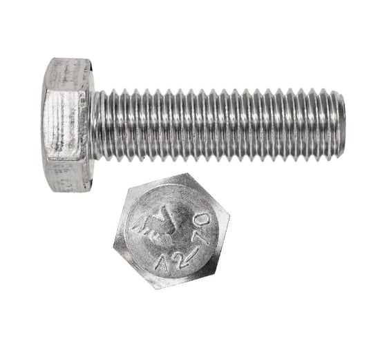 Болт Евразия DIN 933 А2 M8x80, нержавеющая сталь (20шт.) 4687207142632 1