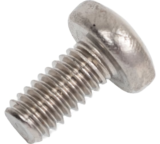 Винт Евразия DIN 7985 А2 полукруглая голова крест шлиц M4x8, нержавеющая сталь (10шт.) 4687207141376