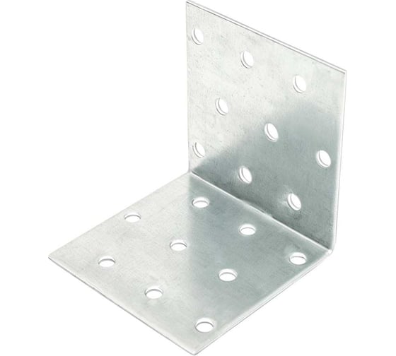 Крепежный уголок равносторонний 60x60x60 цинк 50 шт Gigant 1238780 1