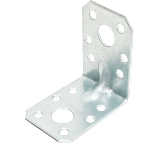 Крепежный уголок усиленный 50x35 цинк 50 шт Gigant 1238760 1