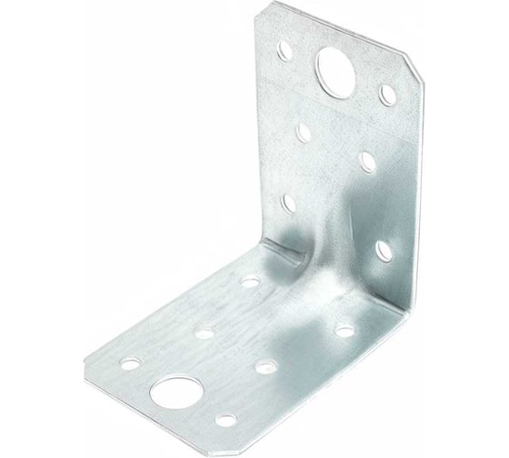 Крепежный уголок усиленный 60x45 цинк 50 шт Gigant 1238830 1