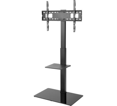 Напольная стойка с кронштейном для телевизора REXANT 37-70 дюймов, с полкой PROFI 38-0318