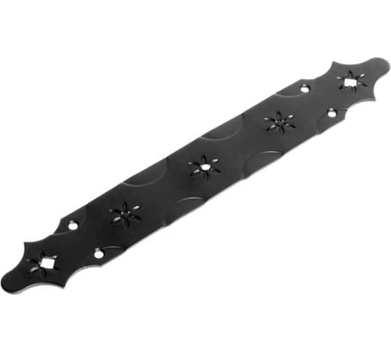 Пластина крепежная DOMART 340х50, кованая, черный, серия Ярославль 4660046007447 1