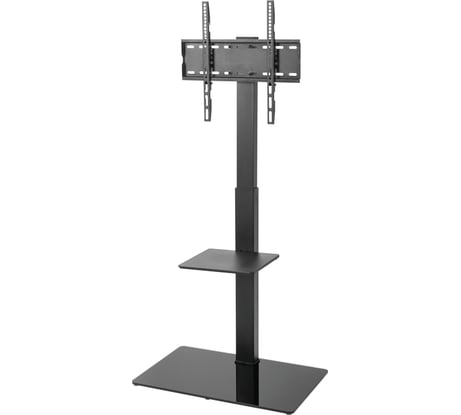 Напольная стойка с кронштейном для телевизора REXANT 32-55 дюймов, с полкой PROFI 38-0317