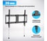 Кронштейн для телевизора REXANT 37-80 дюймов, фиксированный HOME 38-0343 4