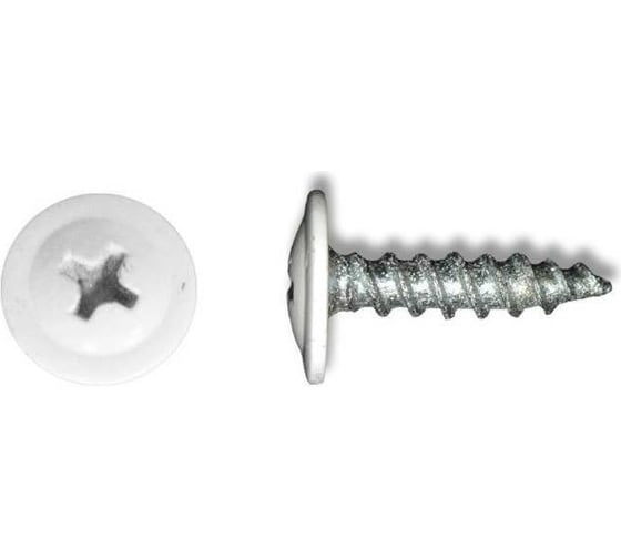 Саморез КРЕП-КОМП ПШО острый 4,2x19 RAL9016, 1000 шт. пшо199016 1