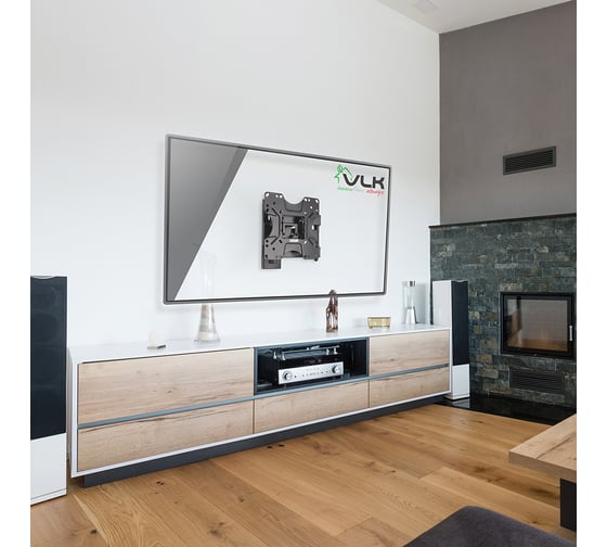 Кронштейн для LED/LCD телевизоров VLK 20"-43", max 25 кг, настенный TRENTO-6 black