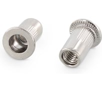 Резьбовая заклепка EDELFIX ART 1025 M5 цилиндрический борт с насечками, оцинкованная сталь 20шт 1025Z512 20