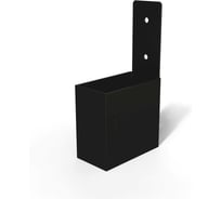 Коннектор для бруса LUVON 50х100 мм торцевой односторонний, чёрный, 4шт 00054