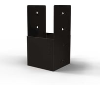 Коннектор для бруса LUVON 100х100мм торцевой двусторонний, чёрный, 2шт 00049